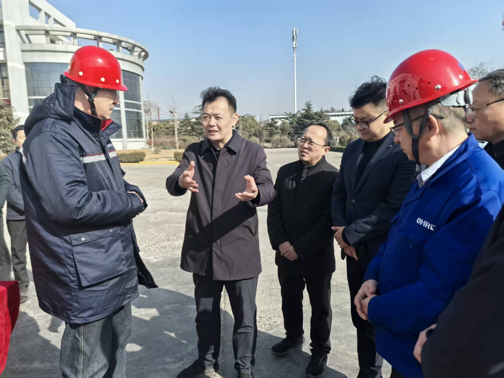 2026年2月20日上午縣委副書記、縣長張小帆到公司調(diào)研春節(jié)期間的安全生產(chǎn)工作